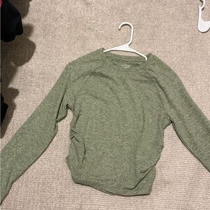 Aerie Olive Women's Crew Neck Sweater
